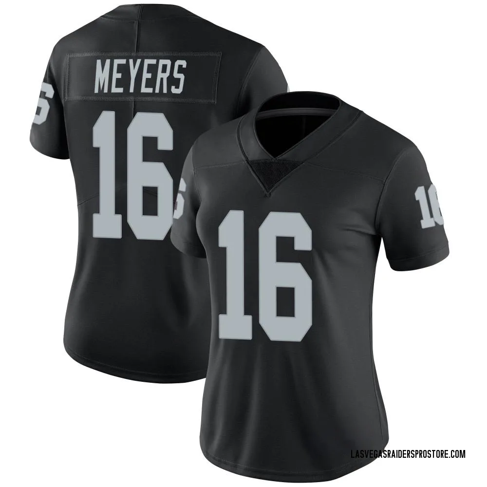 Women's Limited Jakobi Meyers Las Vegas Raiders Black Team Color Vapor Untouchable Jersey