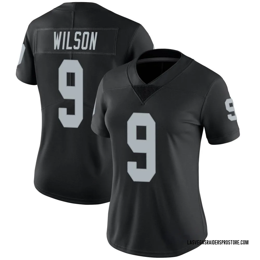 Women's Limited Tyree Wilson Las Vegas Raiders Black Team Color Vapor Untouchable Jersey